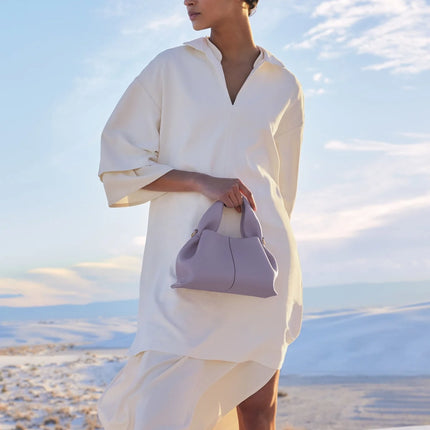 Polène Women's Numéro Neuf Mini Edition Textured Mauve