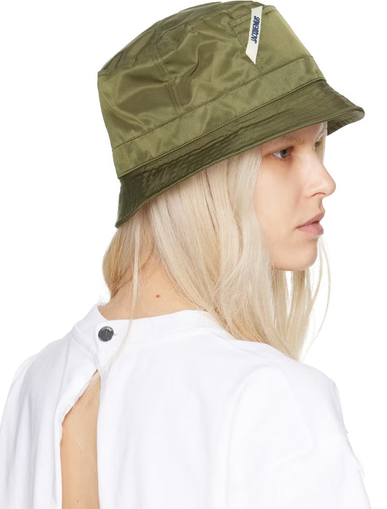 Jacquemus Unisex Le Bob Ovalie Bucket Hat Khaki