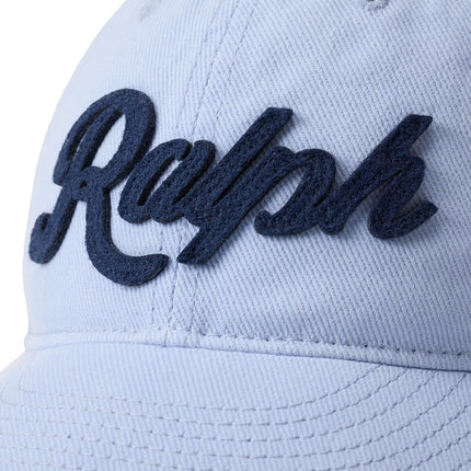 Polo Ralph Lauren Unisex The Ralph Logo Twill Ball Cap Pebble Blue