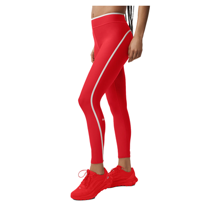 alo Women's Airlift High Waist Charger 7/8 Legging Bright Red/White