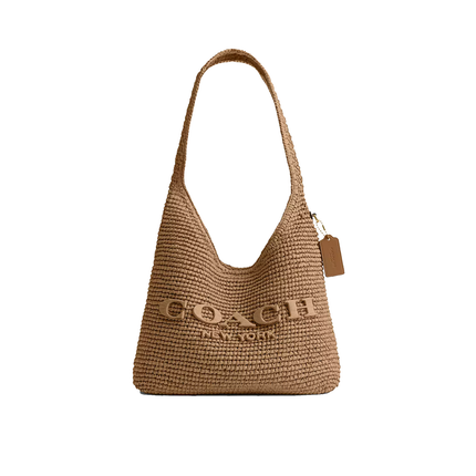 Coach Women's Brooklyn Shoulder Bag 28 Brass/Natural