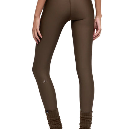 alo Women's Airlift Winter Warm High-Waist Legging - Espresso