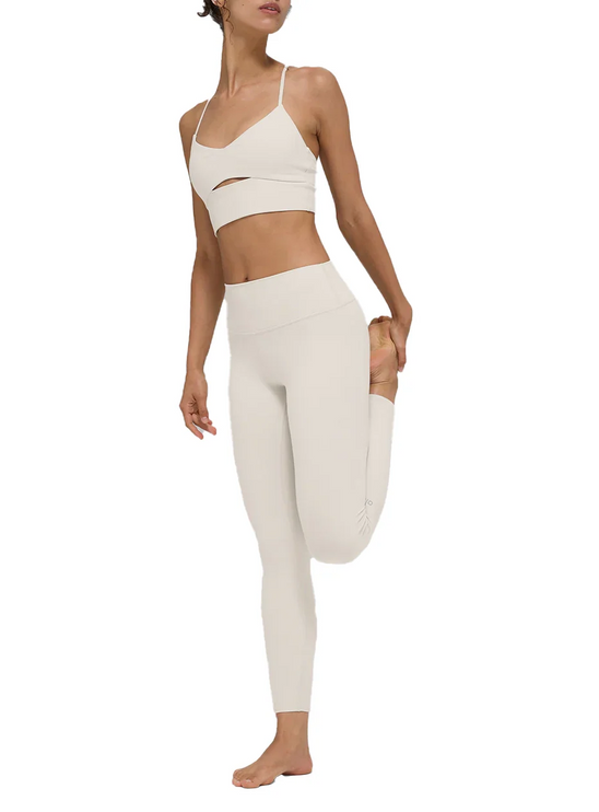 alo Women's Alosoft Highlight Bra Bone