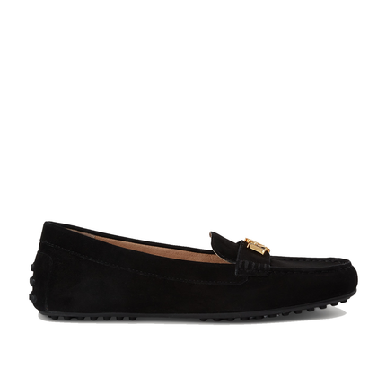 Polo Ralph Lauren Women's Barnsbury Suede Loafer Black