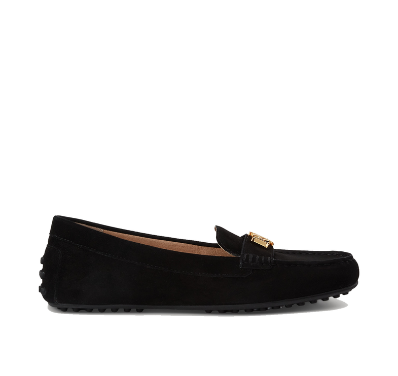 Polo Ralph Lauren Women's Barnsbury Suede Loafer Black