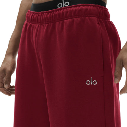 alo Men's Accolade Straight Leg Sweatpant Summer Romance Red