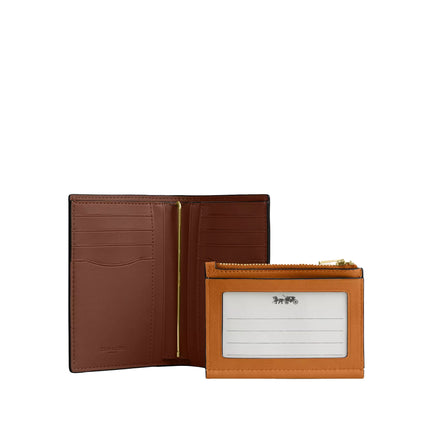 Coach Women's 2-In-1 Wallet Gold/Brown