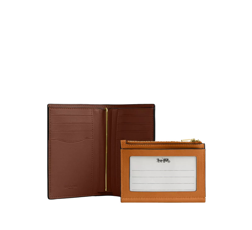 Coach Women's 2-In-1 Wallet Gold/Brown