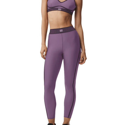 alo Women's Airlift Line Up Bra Plum Kiss