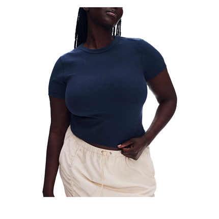 ON Women's All-Day Ribbed T-Shirt Midnight