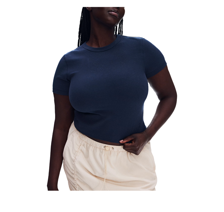 ON Women's All-Day Ribbed T-Shirt Midnight