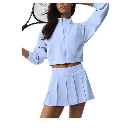 alo Women's Clubhouse Jacket Light Provence Blue