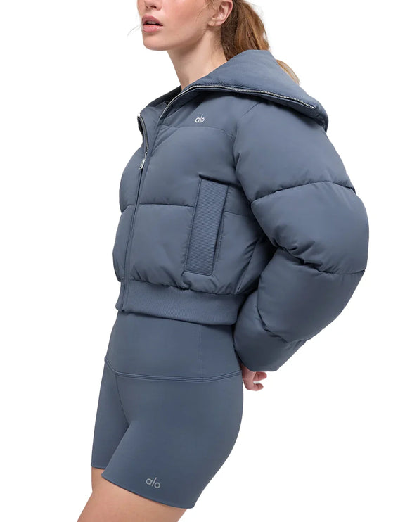 alo Women's Captivate Puffer Bluestone