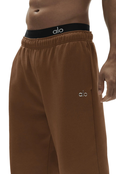 alo Men's Accolade Straight Leg Sweatpant Sun Kissed Brown