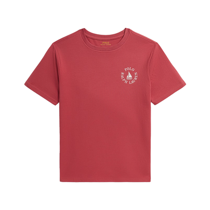 Polo Ralph Lauren Boy's Logo Cotton Jersey Tee  Nantucket Red
