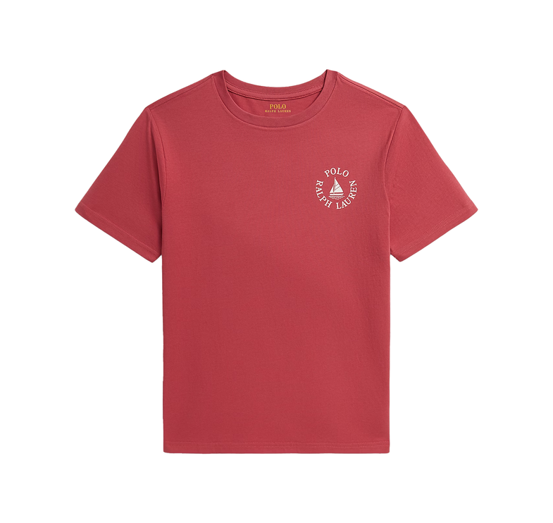 Polo Ralph Lauren Boy's Logo Cotton Jersey Tee  Nantucket Red