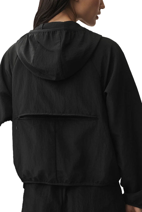 alo Women's Ripstop Electric Jacket Black