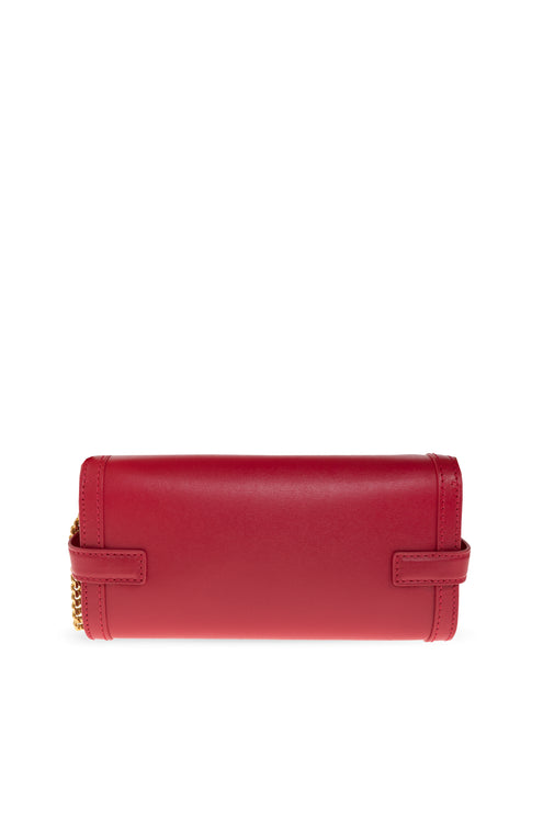 Balmain Women's B-Buzz Pouch 23-Calfskin Pink
