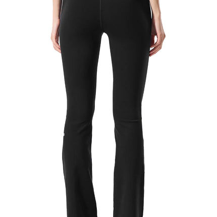 alo Women's Airbrush High-Waist 7/8 Bootcut Legging - Black