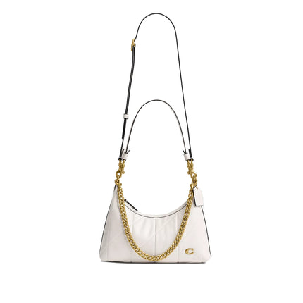 Coach Women's Juliet Shoulder Bag 25 With Quilting Brass/Chalk