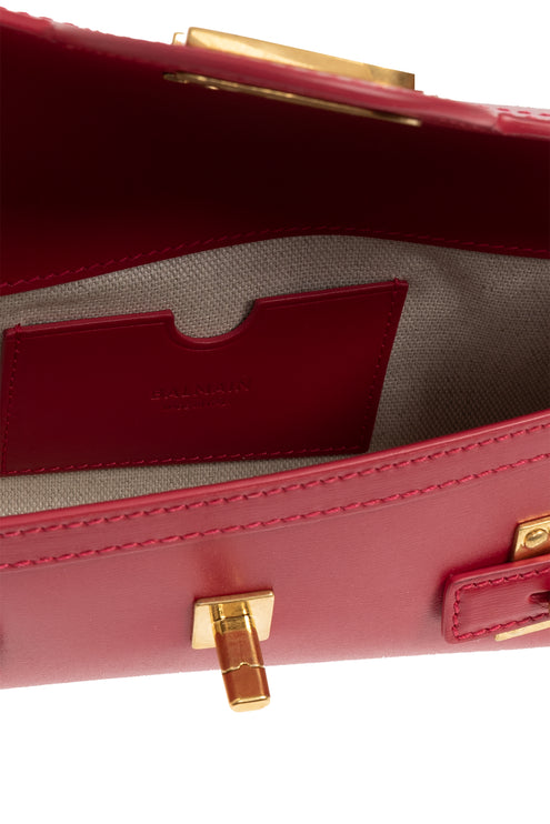 Balmain Women's B-Buzz Pouch 23-Calfskin Pink