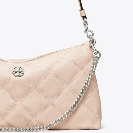 Tory Burch Women's Leather and Chain Shoulder Bag Soft Pink