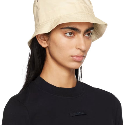 Jacquemus Unisex Le Bob Ovalie Bucket Hat Pale Yellow