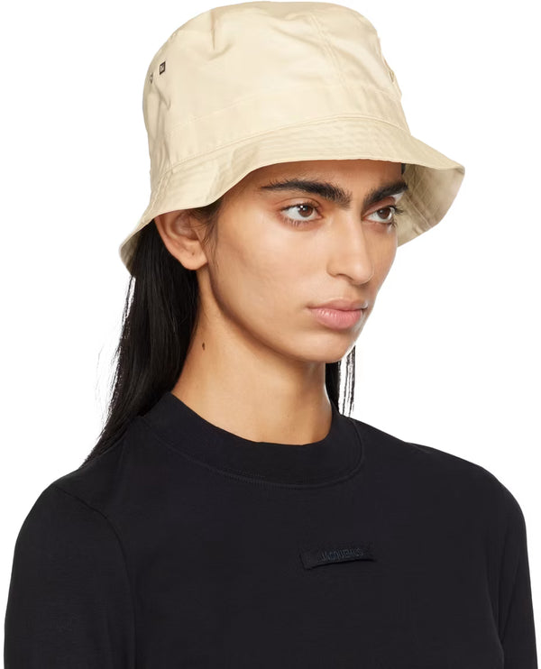 Jacquemus Unisex Le Bob Ovalie Bucket Hat Pale Yellow