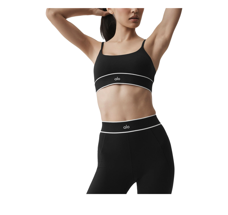 alo Women's ALO Softsculpt Amp It Up Bra Black
