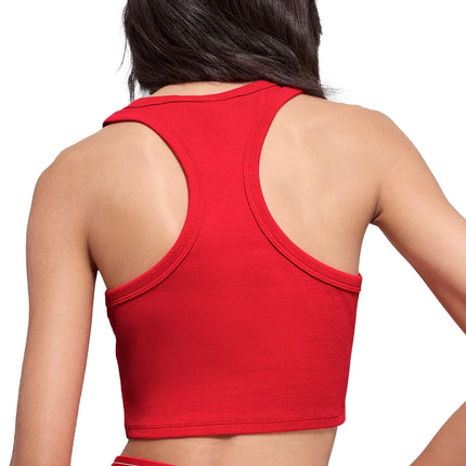 alo Women's Aspire Tank Bright Red/White