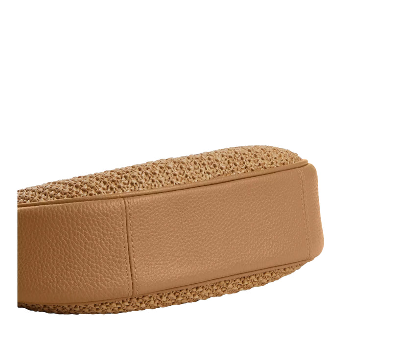 Coach Women's Emily Shoulder Bag Straw/Gold/Toast