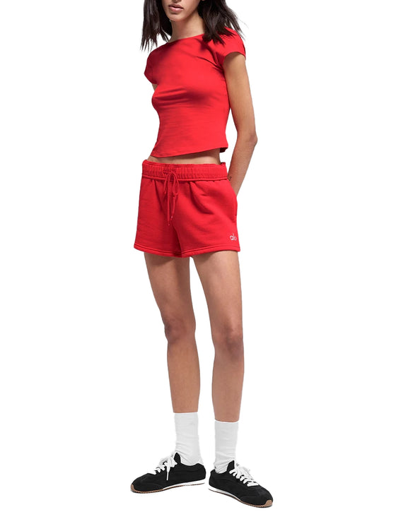 alo Women's Accolade Short Bright Red