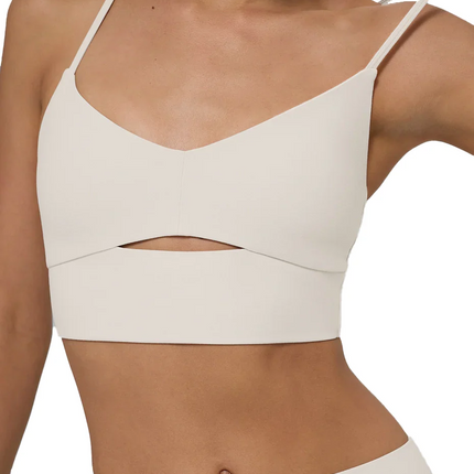 alo Women's Alosoft Highlight Bra Bone