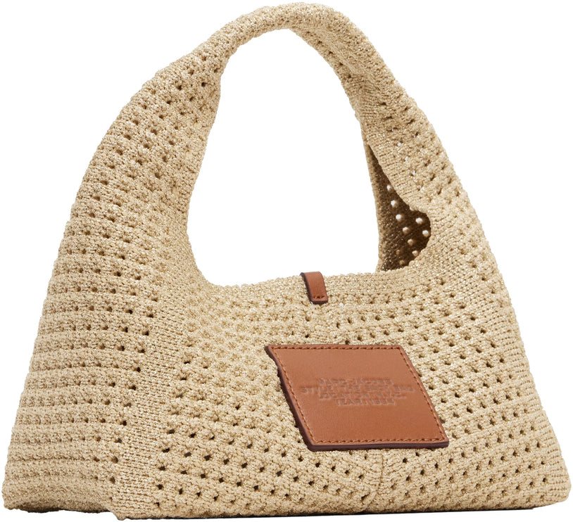 Marc Jacobs Women's The Crochet Mini Sack Bag Champagne
