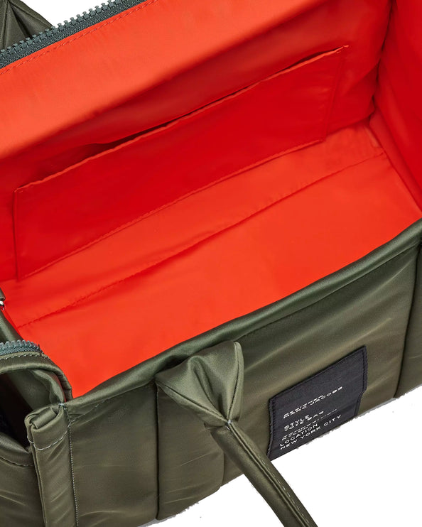 Marc Jacobs Women's The Puffy Nylon Medium Tote Bag Army Green