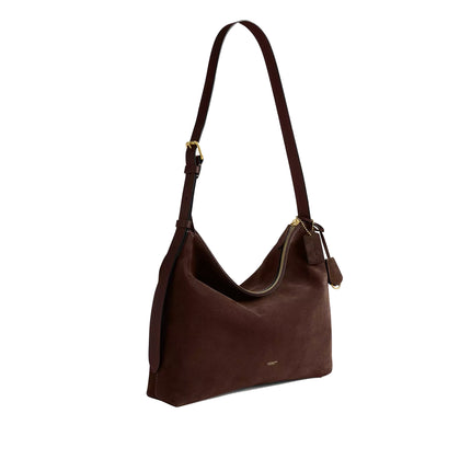 Coach Unisex Mott Messenger Bag 38 Dark Chocolate Suede