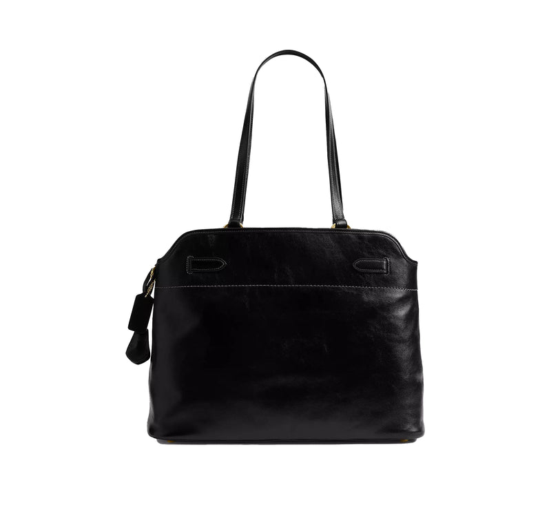 Coach Women's Easton Tote Bag Gold/Black