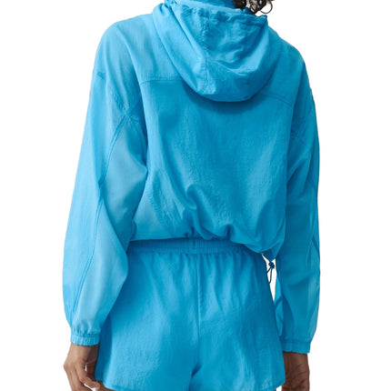 alo Women's 1/4 Zip Go Time Pullover Azure Blue