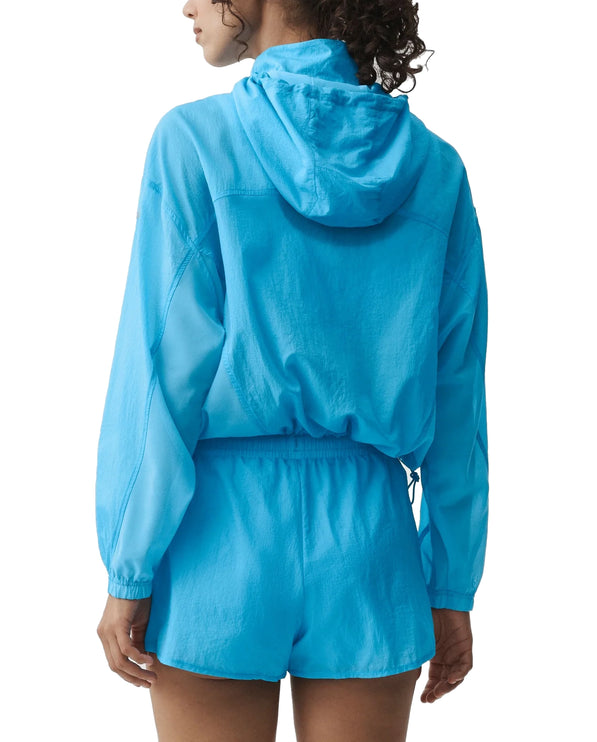 alo Women's 1/4 Zip Go Time Pullover Azure Blue