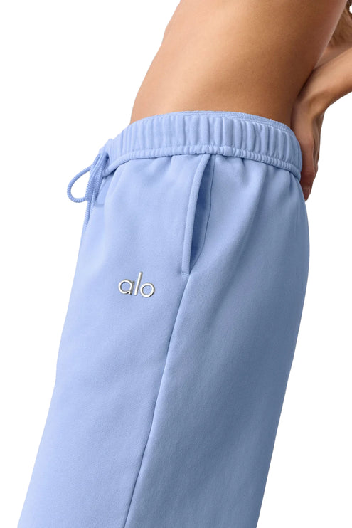 alo Women's Accolade Straight Leg Sweatpant Light Provence Blue