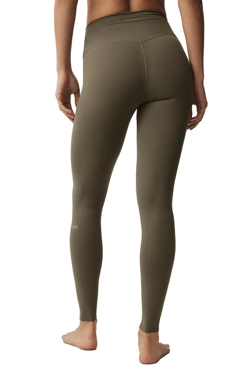 alo Women's Softsculpt High-Waist Legging Olive Tree