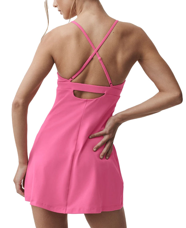 alo Women's Airbrush Splendor Dress Paradise Pink