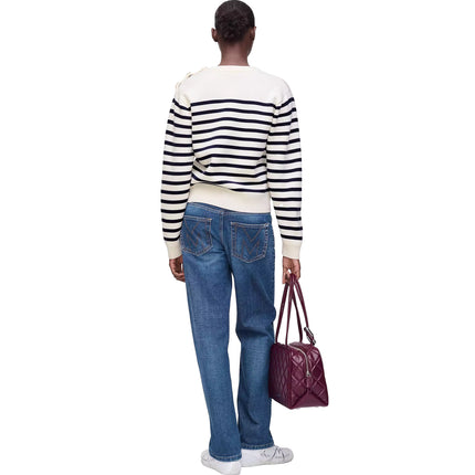 Marc Jacobs Women's Breton Stripe Crewneck