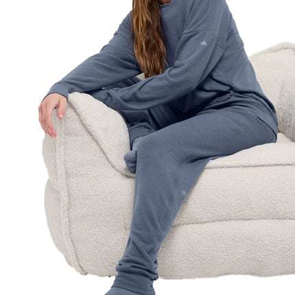 alo Women's Soho Pullover Bluestone