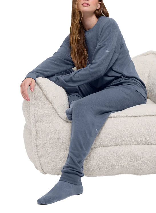 alo Women's Soho Pullover Bluestone