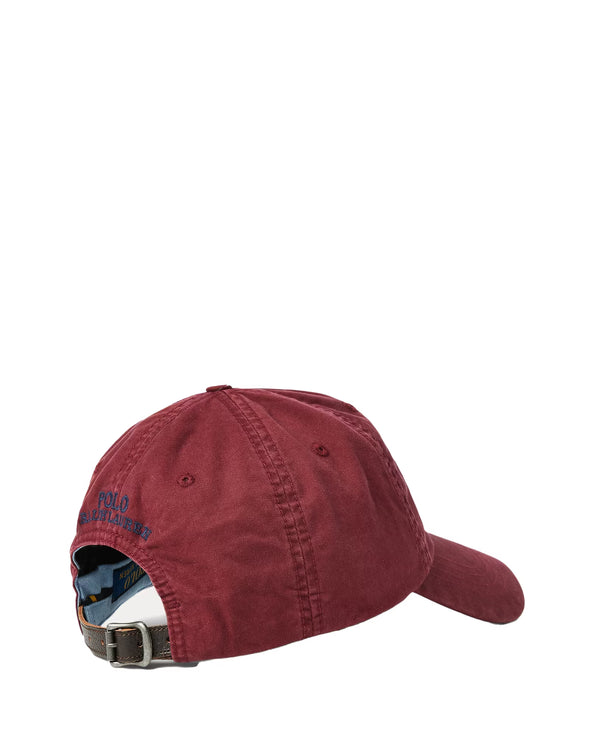 Polo Ralph Lauren Unisex Stretch-Cotton Twill Ball Cap Rich Ruby