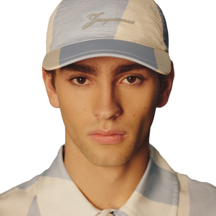 Jacquemus Unisex The Baluchon Baseball Cap Maxi Stripes Diagonal