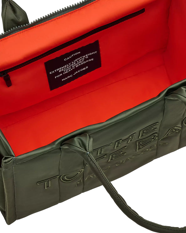 Marc Jacobs Women's The Puffy Nylon Large Tote Bag Army Green