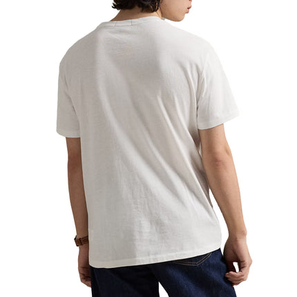 Polo Ralph Lauren Men's Classic Fit Jersey Graphic T-Shirt White