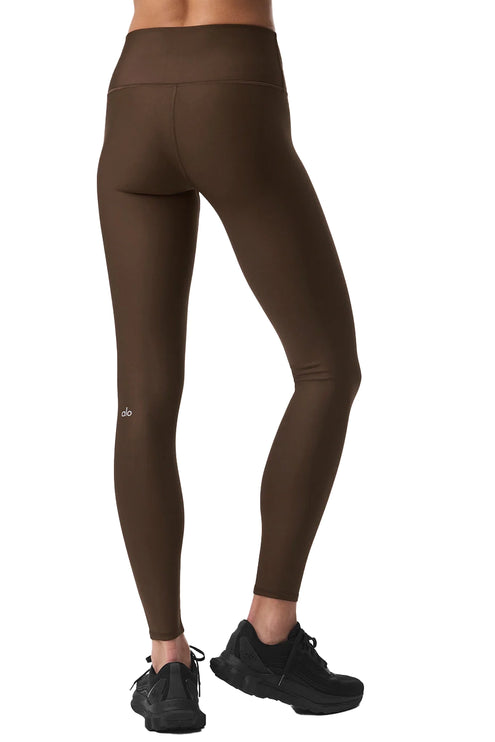alo Women's 7/8 High-Waist Airlift Legging - Espresso